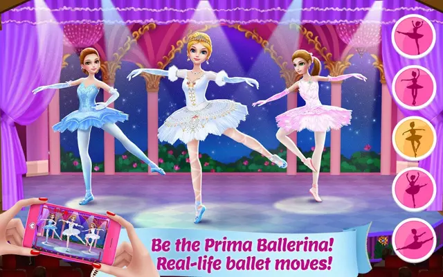 Pretty Ballerina - Dress Up in Style & Dance android App screenshot 5